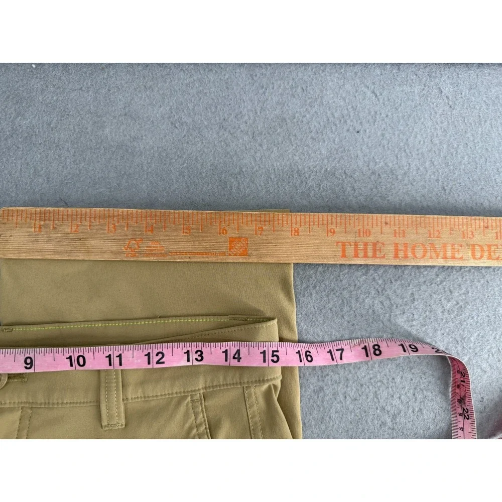 Eddie Bauer Horizon Takeoff Chino Pants Mens 30x30 Tan Performance UPF 50 Hiking
